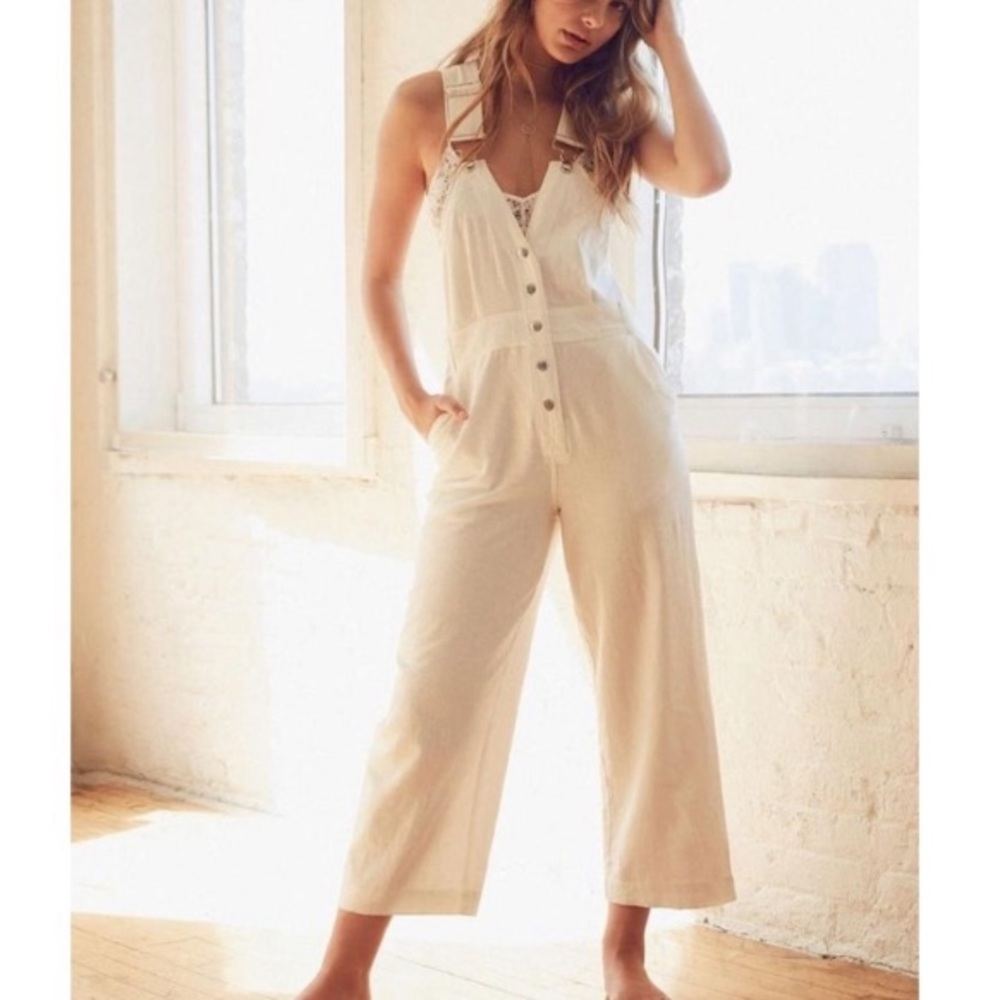 Urban Outfitters Emmie Linen Overalls